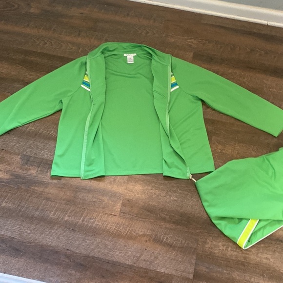 NWOT K.JORDAN 2pc TRACK SUIT UNISEX STRAIGHT LEG HIGH WAISTED SOFT&STRETCHY - Picture 5 of 9